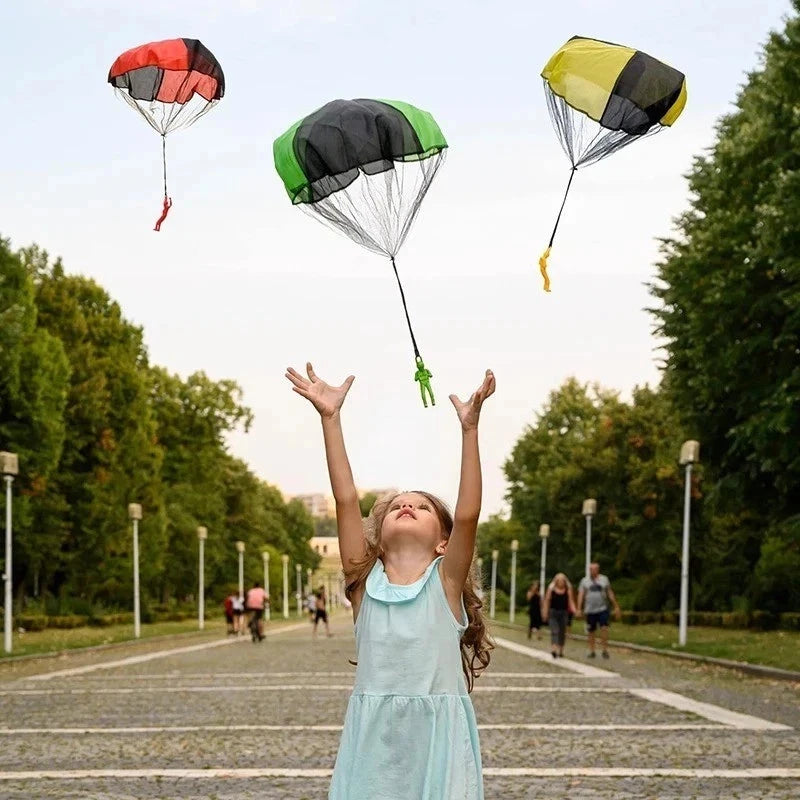 Parachute Toys for Kids Tangle Free Outdoor Flying Parachute Men outside Toys