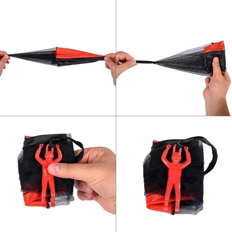 Parachute Toys for Kids Tangle Free Outdoor Flying Parachute Men outside Toys