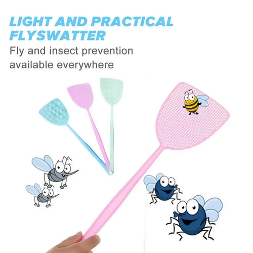 3 Pcs Fly Swatter Thickened Plastic Fly Swatter Mosquito Pest Control Insect Kill