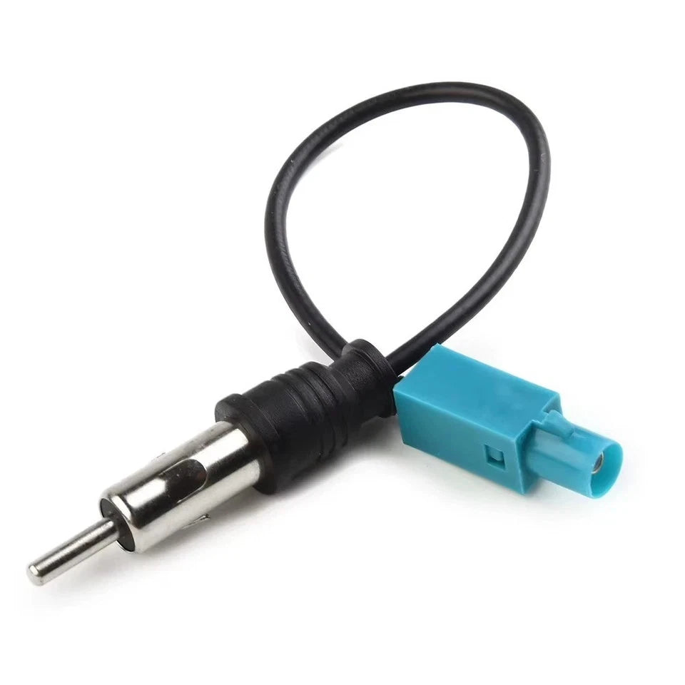 Universal Fakra to DIN Car Stereo Radio Aerial Adaptor Mast Antenna Adapter