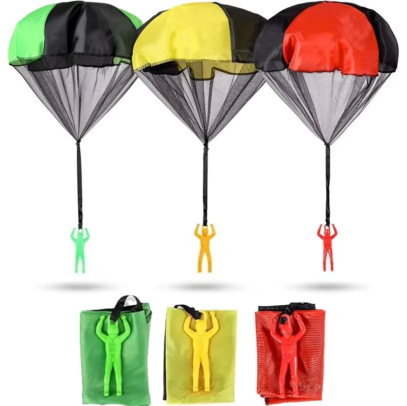 Parachute Toys for Kids Tangle Free Outdoor Flying Parachute Men outside Toys